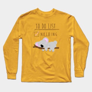 To do list Long Sleeve T-Shirt